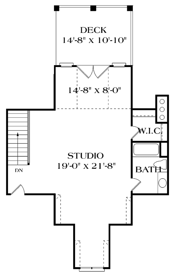 House Blueprint - Craftsman Floor Plan - Other Floor Plan #453-314