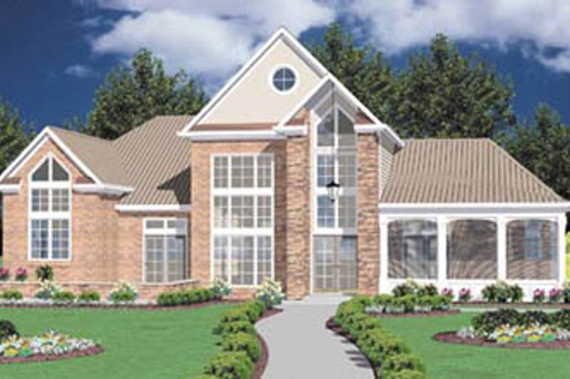 Home Plan - Modern Exterior - Front Elevation Plan #36-222