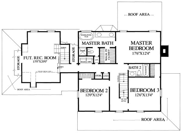 Dream House Plan - Farmhouse Floor Plan - Upper Floor Plan #137-400