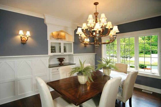 Interior - Dining Room for European House Plan #928-28 - 4 bed, 4.5 bath