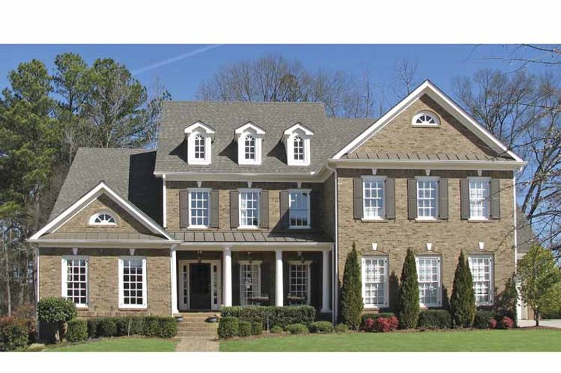 Dream House Plan - Exterior - Front Elevation 3 for Traditional House Plan #54-334 - 4 bed, 3.5 bath