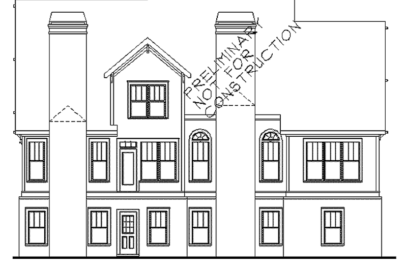 Architectural House Design - Exterior - Rear Elevation for Craftsman House Plan #927-930 - 4 bed, 3.5 bath