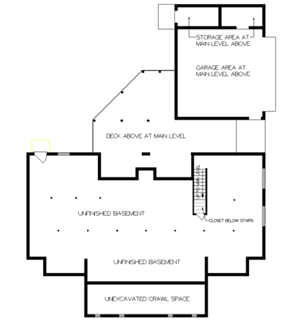 House Plan Design - Country Floor Plan - Lower Floor Plan #45-468