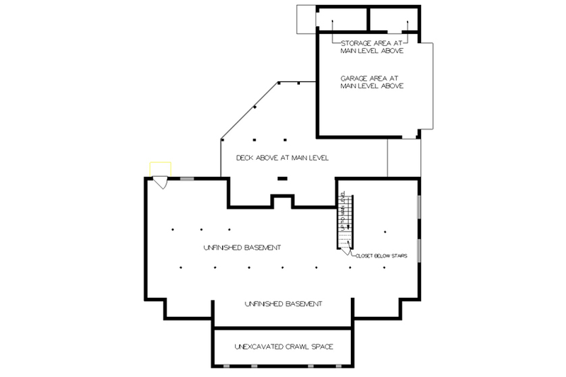 Home Plan - Floor Plan - Lower Floor 1 for Country House Plan #45-468 - 4 bed, 3.5 bath