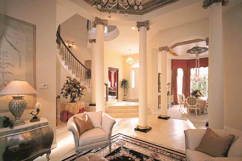 Dream House Plan - Interior - Entry for European House Plan #417-563 - 4 bed, 5 bath