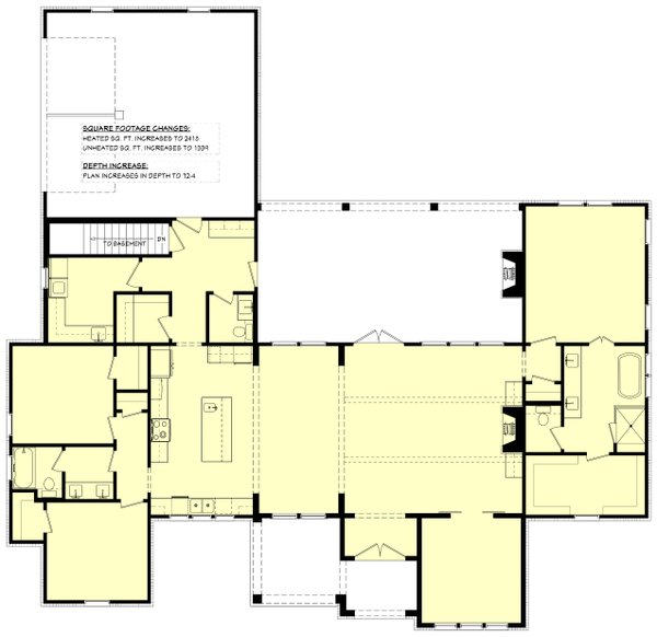 Farmhouse Floor Plan - Other Floor Plan #430-329