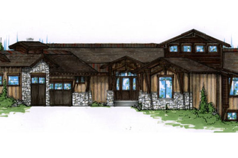 Home Plan - Craftsman Exterior - Front Elevation Plan #945-140