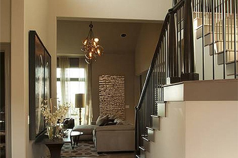 Home Plan - Entry - 4000 square foot Craftsman home