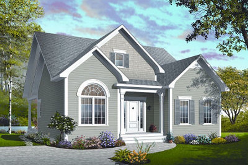 Home Plan - Traditional Exterior - Front Elevation Plan #23-781