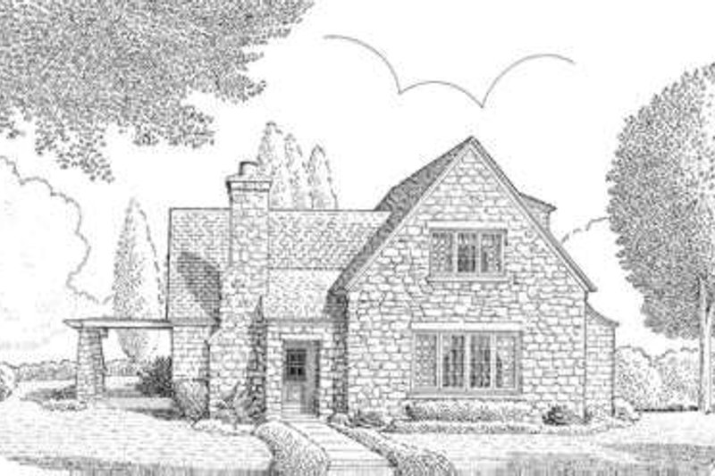 House Design - European Exterior - Front Elevation Plan #410-226
