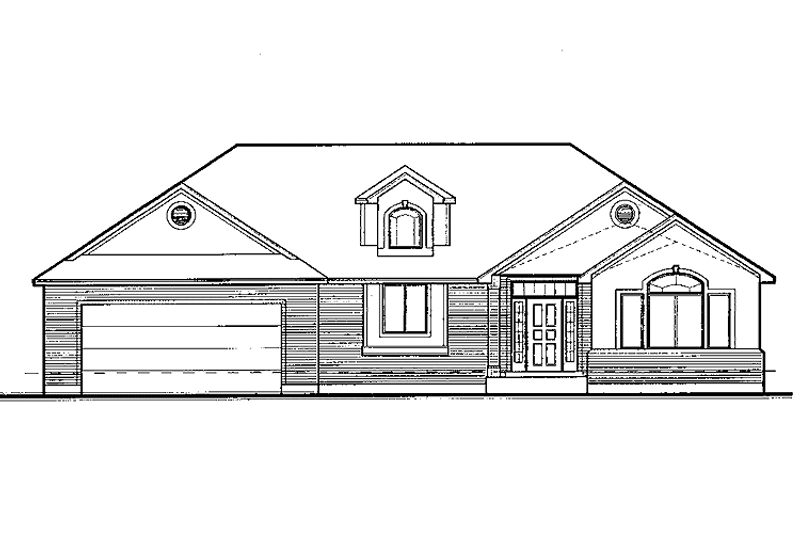 Home Plan - Traditional Exterior - Front Elevation Plan #308-280