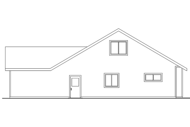 Home Plan - Exterior - Other Elevation 1 for Modern House Plan #124-568 - 3 bed, 2.5 bath