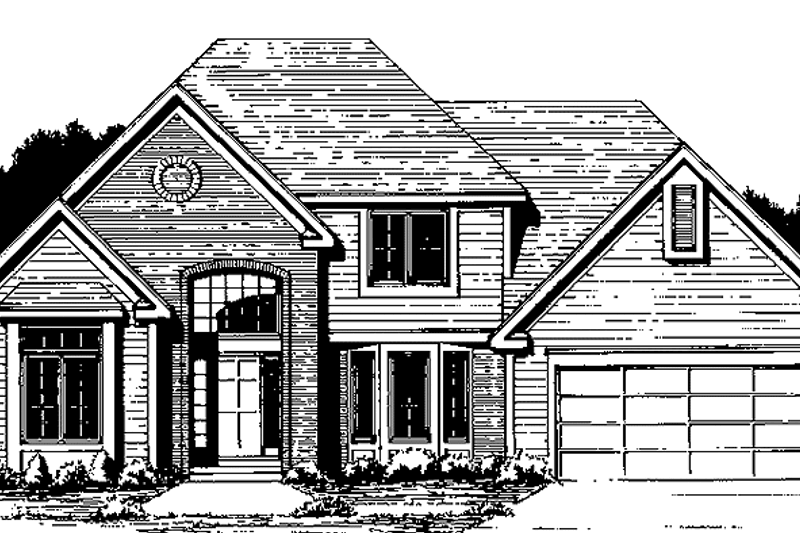 House Plan Design - Traditional Exterior - Front Elevation Plan #1001-121