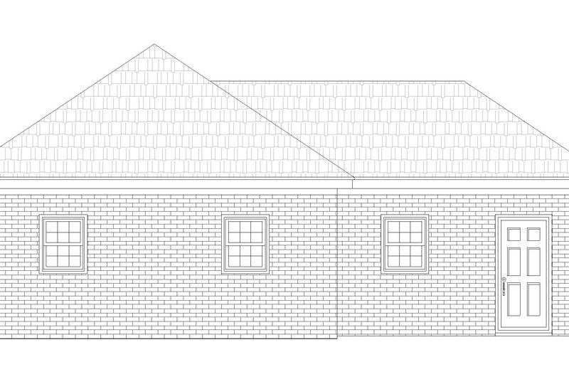 Dream House Plan - Exterior - Other Elevation for Traditional House Plan #932-493, 0 bath