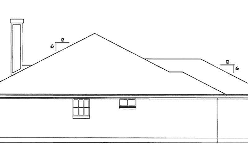 Dream House Plan - Exterior - Other Elevation for Traditional House Plan #40-499 - 3 bed, 2 bath