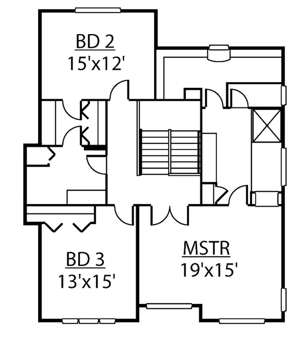 Home Plan - Craftsman Floor Plan - Upper Floor Plan #951-18