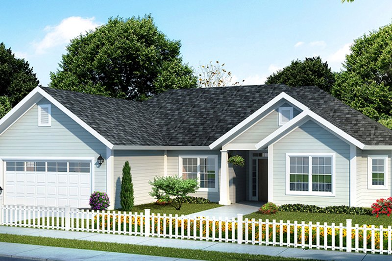 Dream House Plan - Exterior - Front Elevation 3 for Traditional House Plan #513-2156 - 4 bed, 3 bath