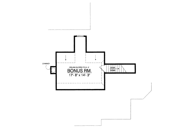 Dream House Plan - Floor Plan - Other Floor for European House Plan #40-409 - 4 bed, 2.5 bath