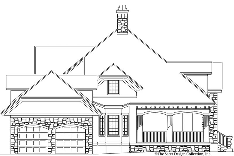 Architectural House Design - Exterior - Other Elevation 1 for Country House Plan #930-240 - 3 bed, 3.5 bath