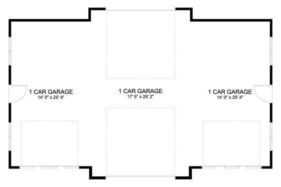 Floor Plan - Main Floor for Traditional House Plan #1060-129, 0 bath