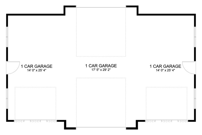 Home Plan - Floor Plan - Main Floor for Traditional House Plan #1060-129, 0 bath