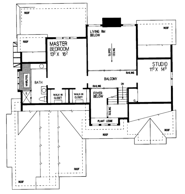 House Plan Design - Victorian Floor Plan - Upper Floor Plan #72-888