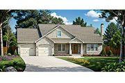 Craftsman Style House Plan - 2 Beds 2 Baths 1150 Sq/Ft Plan #58-205 