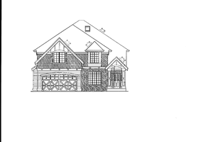 Exterior - Front Elevation 3 for Craftsman House Plan #132-328 - 3 bed, 2.5 bath