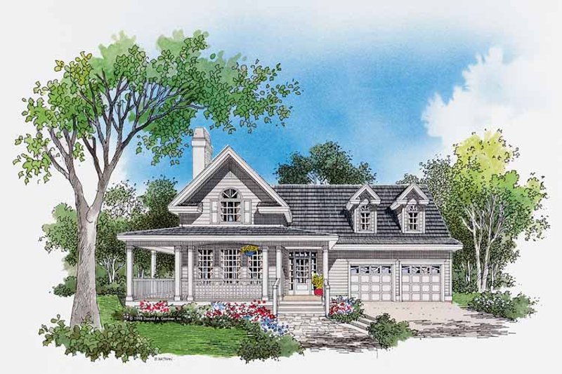 Dream House Plan - Country Exterior - Front Elevation Plan #929-402