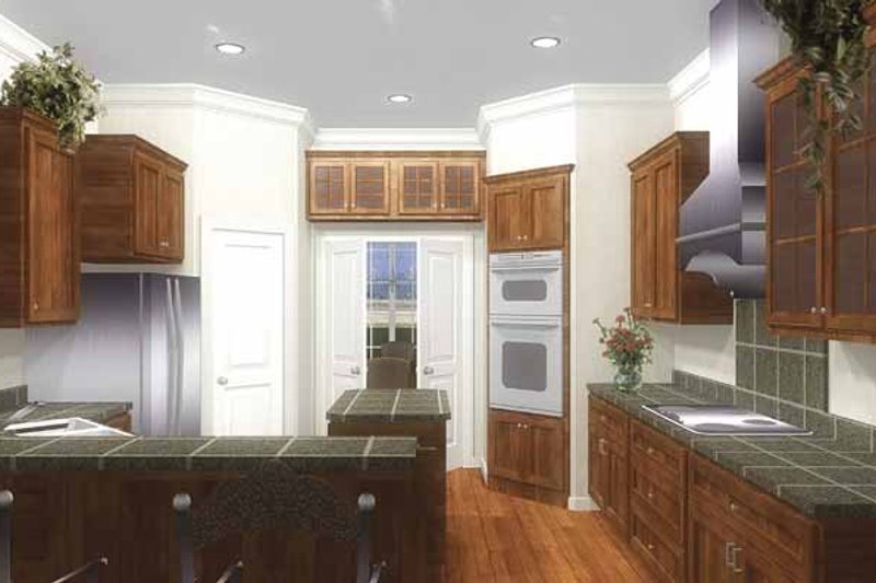 Home Plan - Interior - Kitchen for Traditional House Plan #44-207 - 3 bed, 2.5 bath