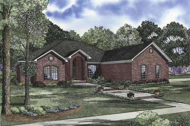 Home Plan - Ranch Exterior - Front Elevation Plan #17-2842