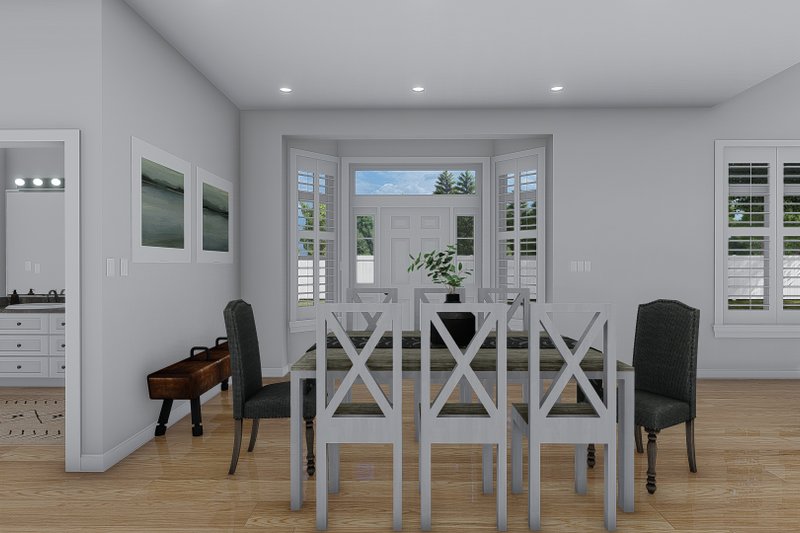 Home Plan - Interior - Dining Room for Craftsman House Plan #1060-53 - 3 bed, 2.5 bath