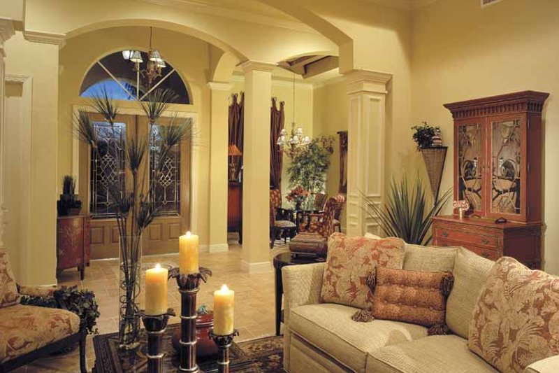 Home Plan - Interior - Family Room for Mediterranean House Plan #930-322 - 4 bed, 3.5 bath