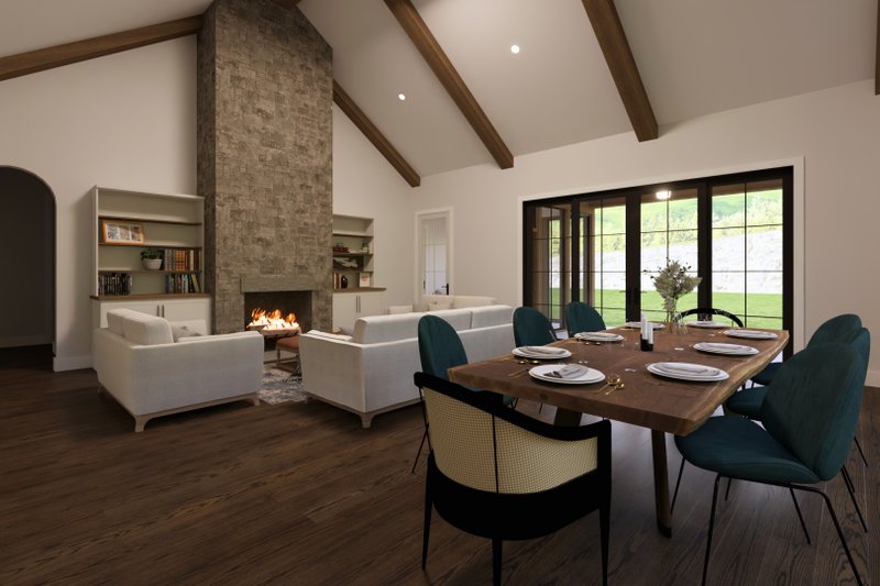 Home Plan - Interior - Family Room 1 for Farmhouse House Plan #1094-32 - 3 bed, 2 bath