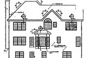 Colonial Style House Plan - 4 Beds 3 Baths 2146 Sq/Ft Plan #927-355 