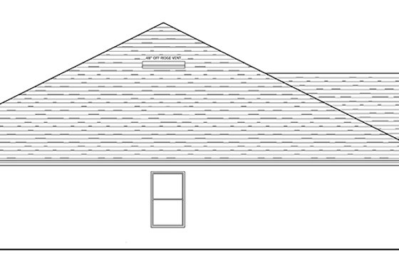Exterior - Other Elevation 1 for Traditional House Plan #1058-120 - 4 bed, 2 bath