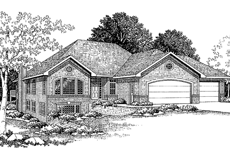 House Plan Design - Traditional Exterior - Front Elevation Plan #70-1364