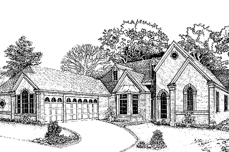 Dream House Plan - Country Exterior - Front Elevation Plan #974-20