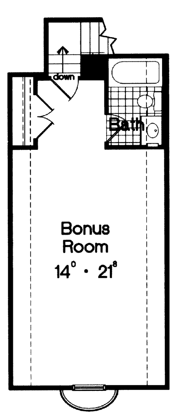 Home Plan - European Floor Plan - Upper Floor Plan #417-740