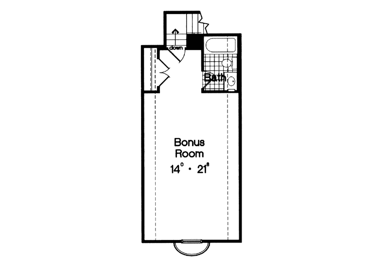 Dream House Plan - Floor Plan - Upper Floor for European House Plan #417-740 - 3 bed, 3 bath