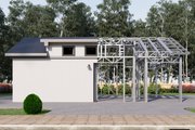Farmhouse Style House Plan - 0 Beds 1 Baths 400 Sq/Ft Plan #1106-37 Exterior 