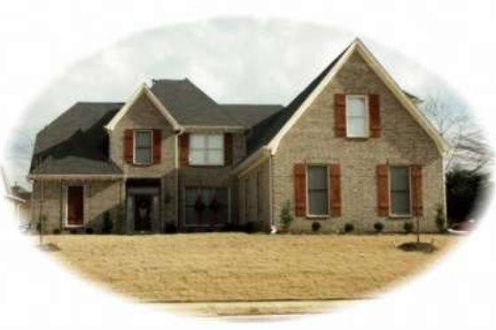 Exterior - Front Elevation for European House Plan #81-981 - 4 bed, 3.5 bath