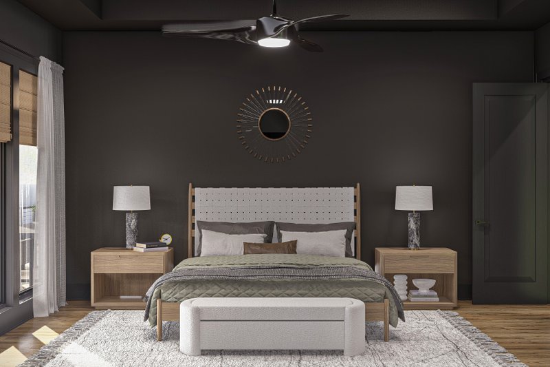 Dream House Plan - Interior - Master Bedroom for Beach House Plan #455-457 - 2 bed, 2.5 bath