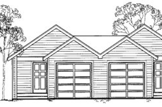 Exterior - Front Elevation for Traditional House Plan #303-447 - 3 bed, 2.5 bath
