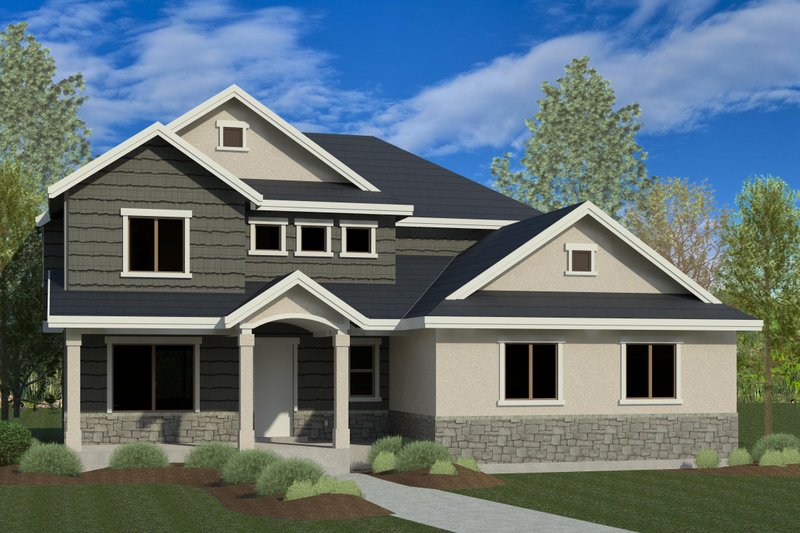 Home Plan - Traditional Exterior - Front Elevation Plan #920-27