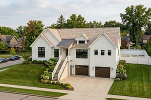 Architectural House Design - Farmhouse Exterior - Front Elevation Plan #455-742