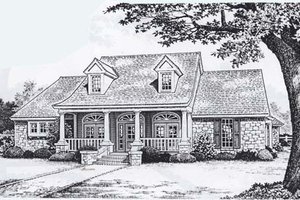 Traditional Exterior - Front Elevation Plan #310-829