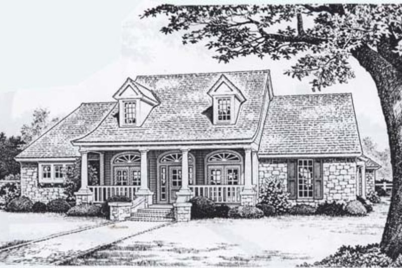 Traditional Style House Plan - 3 Beds 2.5 Baths 2387 Sq/Ft Plan #310-829