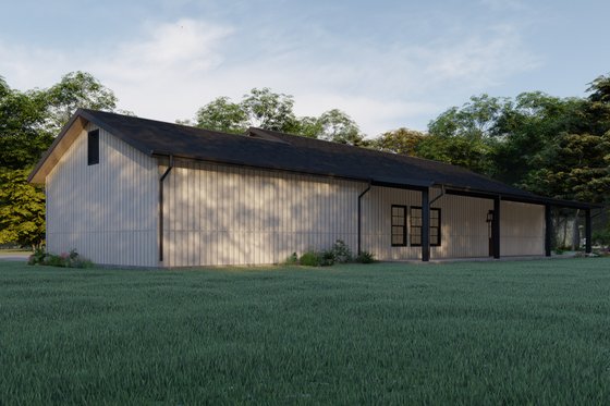 Exterior - Other Elevation 3 for Farmhouse House Plan #1092-13 - 3 bed, 2 bath