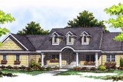 Country Style House Plan - 3 Beds 2.5 Baths 1781 Sq/Ft Plan #70-197 